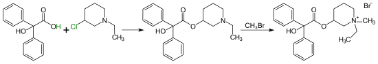 Synthese nach US2918406