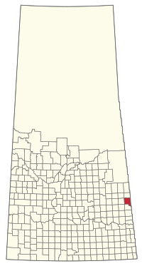 Location of the RM of Cote No. 271 in Saskatchewan