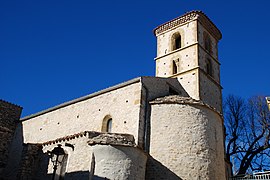 The church of Saint-Jean-Baptiste, in Mallefougasse