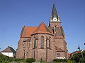 L'église protestante à Stutensee-Staffort