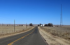 Looking north from just south of Truckton.