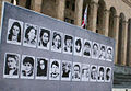Image 39Photos of the April 9, 1989 Massacre victims (mostly young women) on billboard in Tbilisi (from History of Georgia (country))