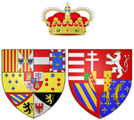 Description de l'image Coat of arms of Maria Clementina of Austria as Hereditary Princess of Naples.png.