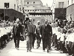 Eröffnung durch Bürgermeister Karl Seitz 1926