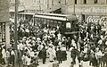 Image 16First Day of Passenger Service, Dallas & Sherman Interurban Railroad 1908 (from History of Texas)