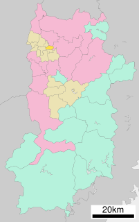 川西町 (奈良県)位置図