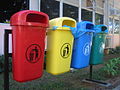 垃圾分類回收桶