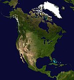 Сателитски снимак Северне Америке
