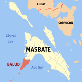 Mapa a pakabirukan ti Balud