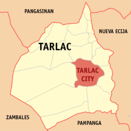 Tarlac na Tarlac Coordenadas : 15°29'13"N, 120°35'24"E