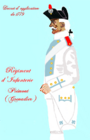 Régiment de Piémont von 1779 bis 1791