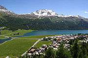 Silvaplanersee und Piz Corvatsch