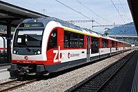 UT de set cotxes i cremallera ADLER per trens interregionals del Zentralbahn.