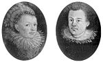 Miniaturgemälde: Barbara Müller und Johannes Kepler