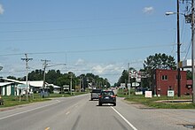 Birnamwood Wisconsin Downtown North July 2011 US 45.jpg