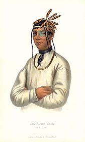 Caa-tou-see, un Ojibwa