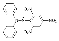 Strukturformel von Diphenylpikrylhydrazyl