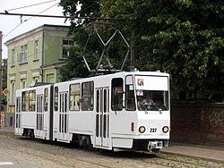 Tramvaj Tatra KT4D v Liepāji