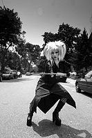 Goth kabuki chick, příslušnice gotického hnutí