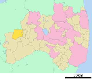 金山町 (福島県)位置図