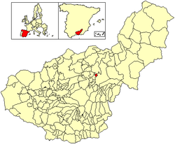 Location of Benalúa