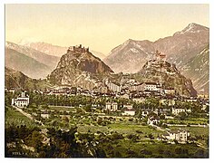 Sion i Wallis, postkort