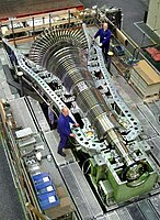 MAN steam turbine