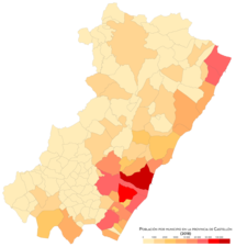 Población por municipio (2018)