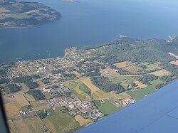 Aerial view of Coupeville