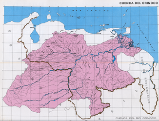 Gwässercharte vom Orinoco-Becki[1]