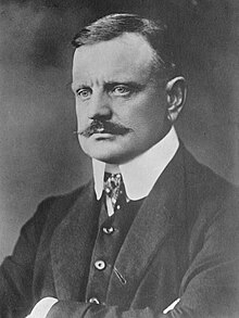 O compositor y pianista finlandés Jean Sibelius, en una imachen de 1913.