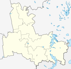 Дем'янськ. Карта розташування: Дем'янський район