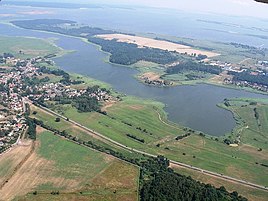 Авионски поглед кон Прухтен