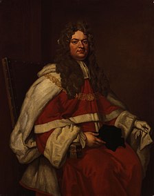 Lord nejvyšší sudí baron Thomas Parker (1712, Godfrey Kneller, Národní portrétní galerie)