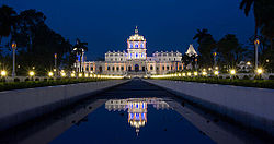 Ujjayanta Palace, which houses the Tripura State Museum, is located in Agartala, Tripura's capital and most populous city