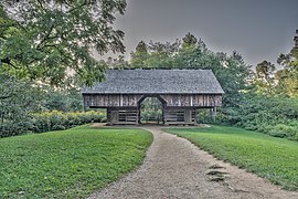 Cades Cove'daki konsol ahır