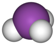 Spacefill model of bismuthine