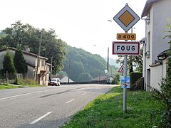 Entrée de Foug.