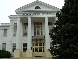 Franklin Countys domstolshus i Rocky Mount.