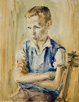 Portret siedzącego chłopca, antes de 1939