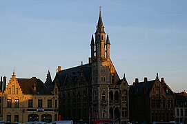 L'hôtel de ville de Poperinge.