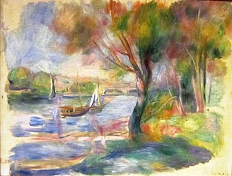 La Seine à Argenteuil Auguste Renoir.