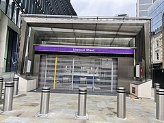 De toegang tot de Elizabeth line