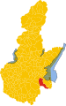 Collocatio finium municipii in Provincia Brixiana.