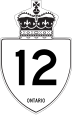 Highway 12 marker