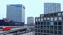 The Glattzentrum with Glatt Tower and Richti-Areal in Wallisellen. (Photo: Peter Arnold)