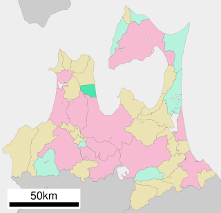 蓬田村位置図