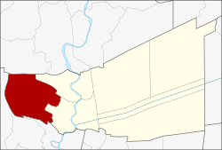 District location in Pathum Thani province