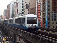 Innovia APM 256 du métro de Taipei.