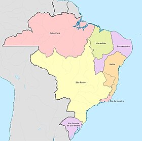 Localização de Brasil